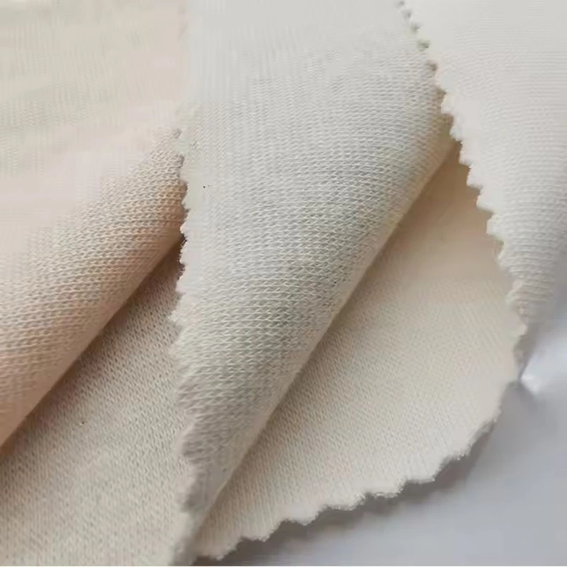 Wholesale GOTS Certified 100% Organic Cotton Knit Jersey Baby Clothes T Shirt Fabric