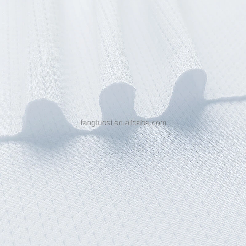 100% Recycled Polyester Anti Bacterial Pique Polo Fabric