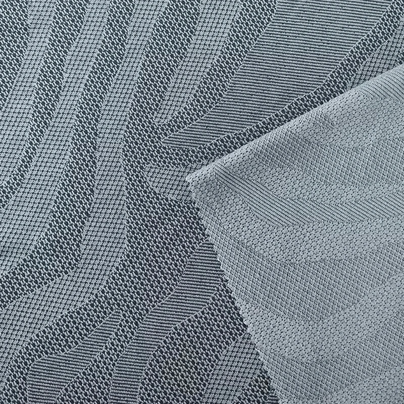 Cationic Polyester Knit Jacquard Fabric for Football Jersey T-shirt