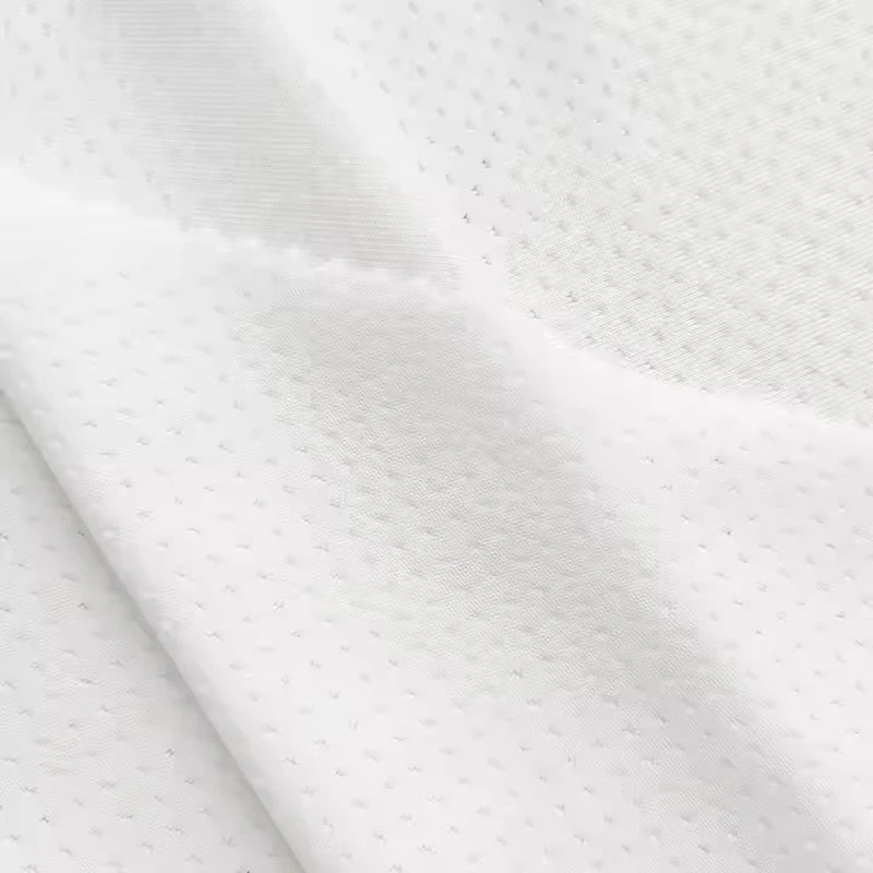 Polyester Spandex Knit Jersey Butterfly Mesh Fabric for Sportswear