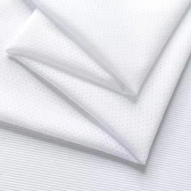 Polyester Spandex Micro Cool Mesh Elastane Fabric Sport Knit Fabric