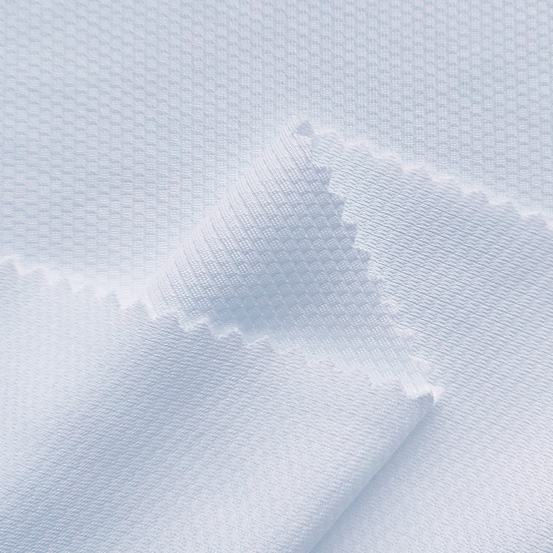 Quick Dry 100 Polyester Anti-UV Knitting Mesh Fabric for Sport T-shirt