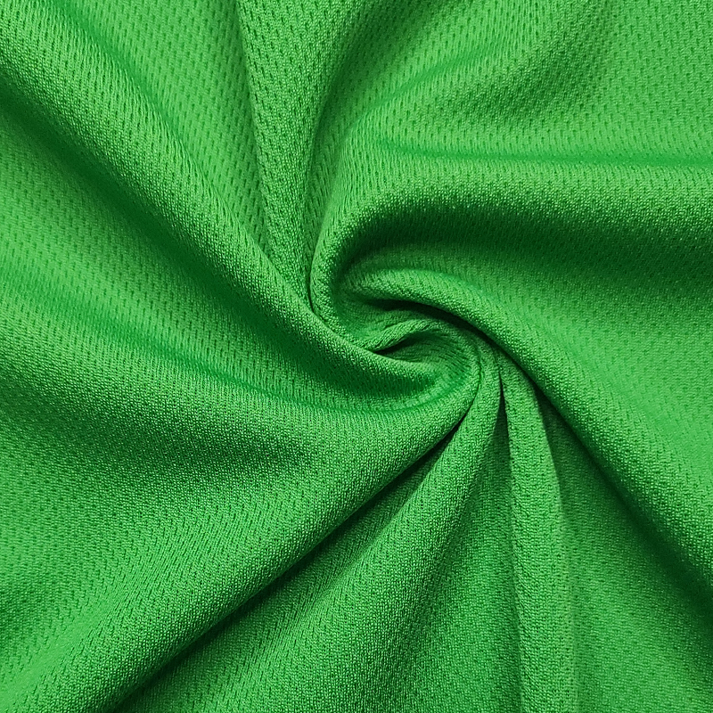 100% Polyester Knitted Bird Eye Mesh Eyelet Fabric