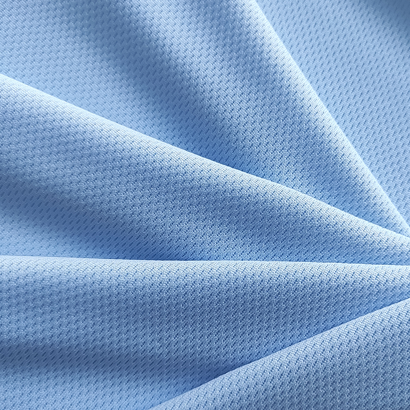 Pique Sports Polyester Polo T Shirt Fabric Material