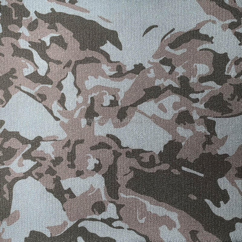 60% Cotton 40% Modal Digital Printing Good French Terry Hoodie Sweatpants Material Fabric