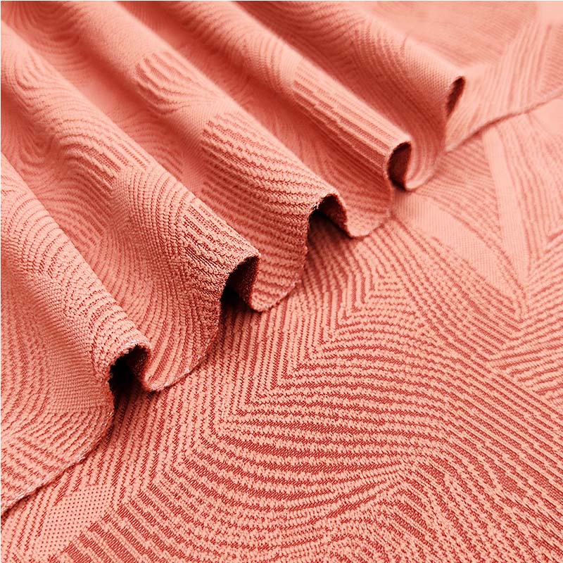 Polyester Spandex Jacquard Fabric